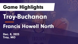 Troy-Buchanan  vs Francis Howell North  Game Highlights - Dec. 8, 2023
