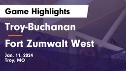 Troy-Buchanan  vs Fort Zumwalt West  Game Highlights - Jan. 11, 2024