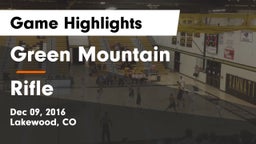 Green Mountain  vs Rifle  Game Highlights - Dec 09, 2016
