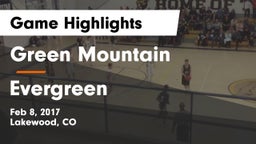 Green Mountain  vs Evergreen  Game Highlights - Feb 8, 2017