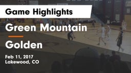 Green Mountain  vs Golden  Game Highlights - Feb 11, 2017