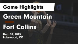 Green Mountain  vs Fort Collins  Game Highlights - Dec. 18, 2023