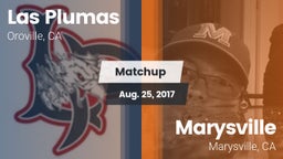 Matchup: Las Plumas High vs. Marysville  2017