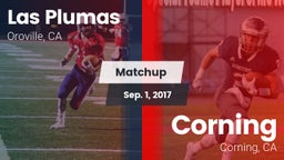 Matchup: Las Plumas High vs. Corning  2017