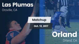 Matchup: Las Plumas High vs. Orland  2017
