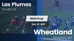 Matchup: Las Plumas High vs. Wheatland  2017