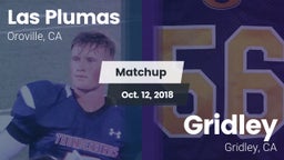 Matchup: Las Plumas High vs. Gridley  2018