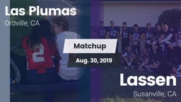 Matchup: Las Plumas High vs. Lassen  2019