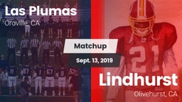 Matchup: Las Plumas High vs. Lindhurst  2019