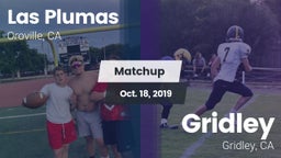 Matchup: Las Plumas High vs. Gridley  2019