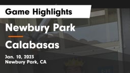Newbury Park  vs Calabasas  Game Highlights - Jan. 10, 2023