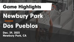Newbury Park  vs Dos Pueblos  Game Highlights - Dec. 29, 2023