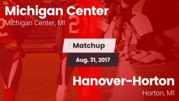 Matchup: Michigan Center vs. Hanover-Horton  2017