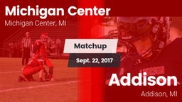 Matchup: Michigan Center vs. Addison  2017