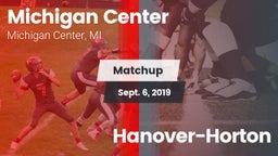 Matchup: Michigan Center vs. Hanover-Horton 2019