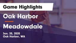 Oak Harbor  vs Meadowdale Game Highlights - Jan. 20, 2020