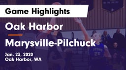 Oak Harbor  vs Marysville-Pilchuck  Game Highlights - Jan. 23, 2020