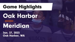 Oak Harbor  vs Meridian  Game Highlights - Jan. 27, 2023