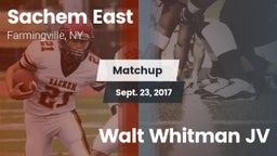 Matchup: Sachem East High vs. Walt Whitman JV 2017