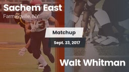 Matchup: Sachem East High vs. Walt Whitman 2017