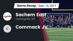 Recap: Sachem East  vs. Commack JV 2017