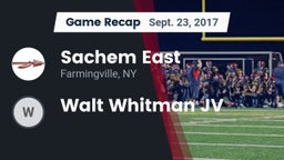Recap: Sachem East  vs. Walt Whitman JV 2017