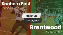 Matchup: Sachem East High vs. Brentwood  2017