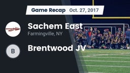 Recap: Sachem East  vs. Brentwood JV 2017