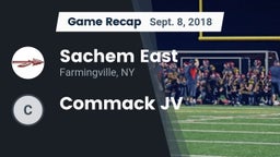 Recap: Sachem East  vs. Commack JV 2018