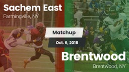 Matchup: Sachem East High vs. Brentwood  2018