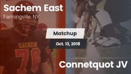 Matchup: Sachem East High vs. Connetquot JV 2018