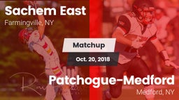 Matchup: Sachem East High vs. Patchogue-Medford  2018