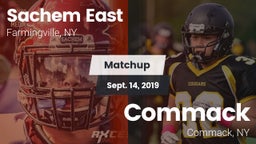 Matchup: Sachem East High vs. Commack  2019