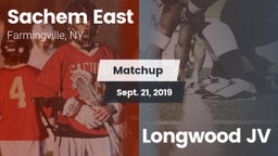 Matchup: Sachem East High vs. Longwood JV 2019