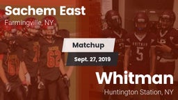 Matchup: Sachem East High vs. Whitman  2017
