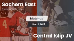 Matchup: Sachem East High vs. Central Islip JV 2019