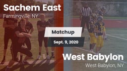 Matchup: Sachem East High vs. West Babylon  2020