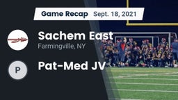 Recap: Sachem East  vs. Pat-Med JV 2021