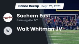 Recap: Sachem East  vs. Walt Whitman JV 2021