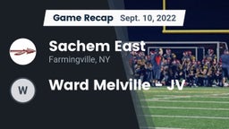 Recap: Sachem East  vs. Ward Melville - JV 2022