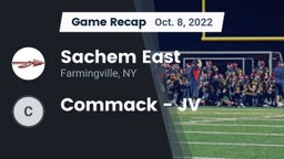 Recap: Sachem East  vs. Commack - JV 2022