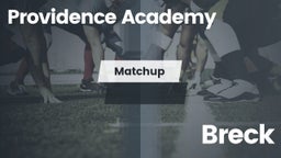 Matchup: Providence Academy vs. Breck 2016