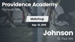 Matchup: Providence Academy vs. Johnson  2016