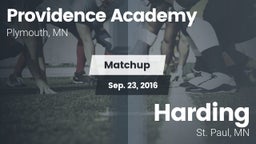 Matchup: Providence Academy vs. Harding  2016