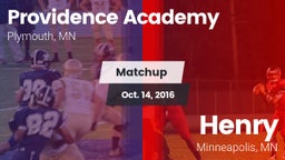 Matchup: Providence Academy vs. Henry  2016