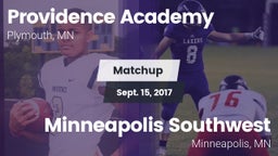 Matchup: Providence Academy vs. Minneapolis Southwest  2017