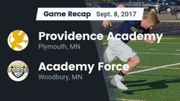 Recap: Providence Academy vs. Academy Force 2017