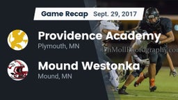 Recap: Providence Academy vs. Mound Westonka  2017