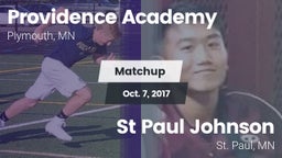 Matchup: Providence Academy vs. St Paul Johnson  2017