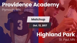 Matchup: Providence Academy vs. Highland Park  2017